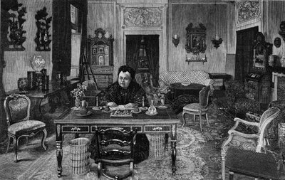 Queen Victoria at Villa Palmieri in Florence in 1893 by Unknown artist