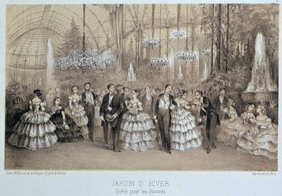 Quest for the Poor at the Winter Garden (Social Ball) by Unknown artist