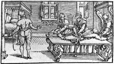Reduction of a dislocation, in 