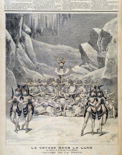 Representation at the Theatre of the Porte Saint Martin of the 