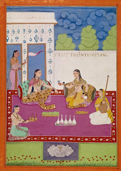 Representation of a Hindustan Woman at the Court of the Shah Alam by Unknown artist
