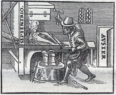 Reproduction of the engraving of the work dating from 1600 