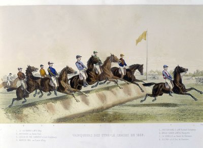 Riding: winners of the Steeple - in the Centaure by Unknown artist