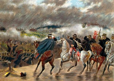 Victor Emmanuel II During the Battle of San Martino by Unknown artist
