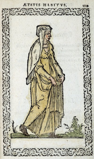 Roman Woman - in "Habits et effigies" by Jean Slupérino by Unknown artist