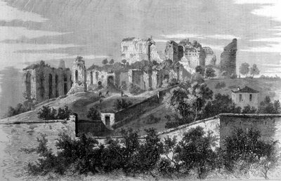 Rome, View of Mount Palatine and the Ruins of the Palace of the Caesars by Unknown artist