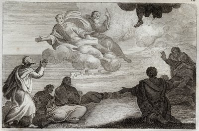 Royaumont Bible, New Testament: Ascension of Jesus Christ (illustration from 1811) by Unknown artist