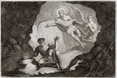 Royaumont Bible, New Testament: Resurrection (illustration from 1811) by Unknown artist