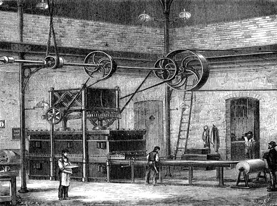 Rubber Vulcanization by Dry Steam System (engraving) by Unknown Artist