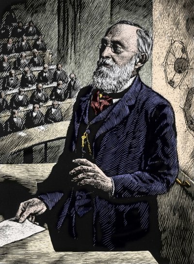 Rudolf Virchow (Virchov) (1821-1902), German doctor and politician by Unknown artist