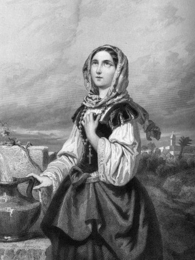 Saint Rose of Lima Virgin (1586-1617) in 