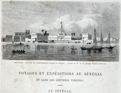 Saint-Louis, Capital of French Establishments in Senegal - in 