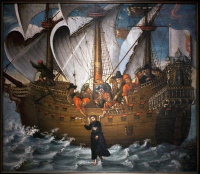 Saint Francois Xavier (1506-1552), miracle in Japan around 1549 by Unknown artist