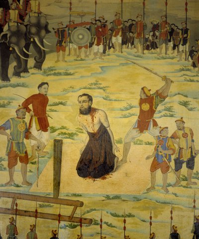 Saint Pierre Dumoulin Borie, Martyr to Dong Hoi, Tonkin in 1838 by Unknown artist