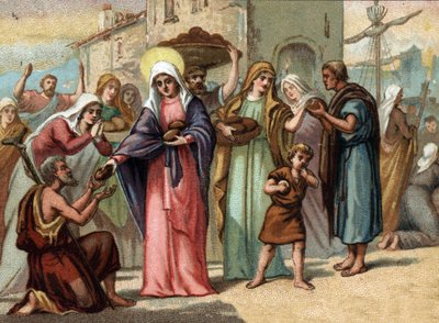 Saint Genevieve (422-502), patron saint of Paris of famine by Unknown artist