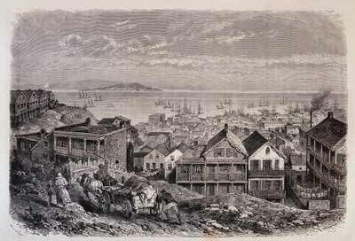 San Francisco Bay (California) - in Round the World by Unknown artist