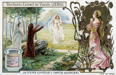 Scene from the Divine Comedy of Dante - Liebig Chromolithography by Unknown artist