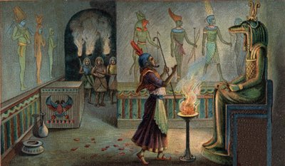 Funeral Ceremonies in Egyptian Mausoleums by Unknown artist