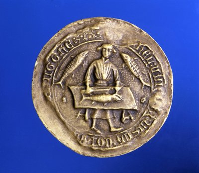 Seal of the Flanders Corporation. 15th century. Paris. National Archive by Unknown artist