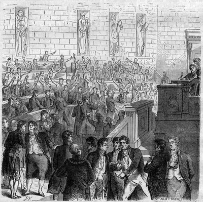 Session of the House or Election of Abbe Gregoire (1750-1831) by Unknown artist