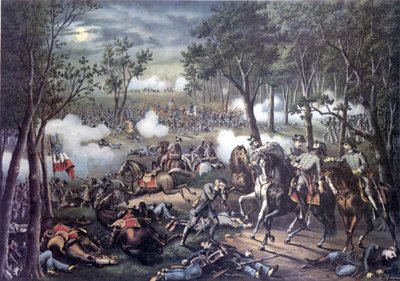 American Civil War: Chancellorsville Campaign: Battle of Chancellorsville (Virginia) April 30 - May 06 by Unknown artist