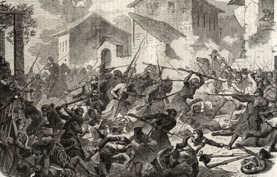 Second Italian War of Independence - Battle of Turbigo, June 3 by Unknown artist