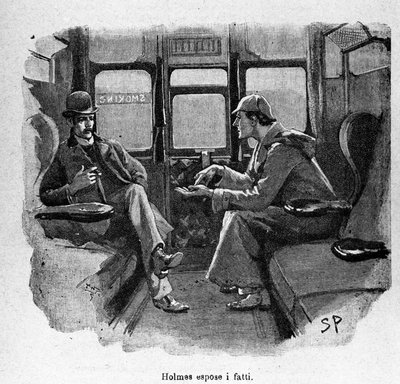 Sherlock Holmes Explains the Facts by Unknown artist