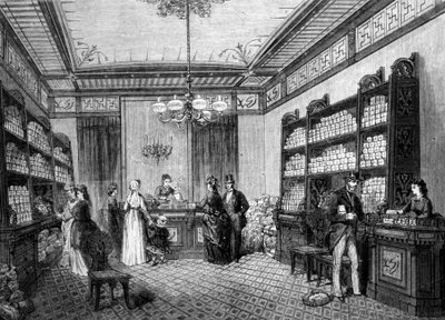 Shop of the Compagnie Moka Zanzibar, coffee shop in Paris. by Unknown artist