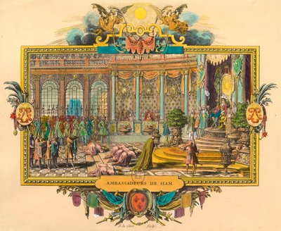 Siam Ambassadors at the Court of King Louis XIV in 1686 by Unknown artist