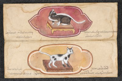 Siamese Cats by Unknown artist