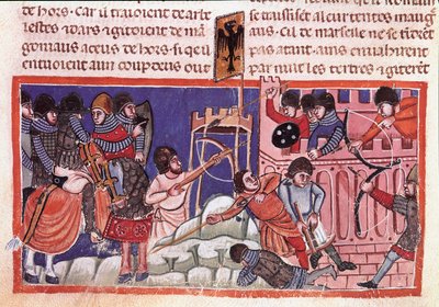 Siege of a fortified city by Unknown artist