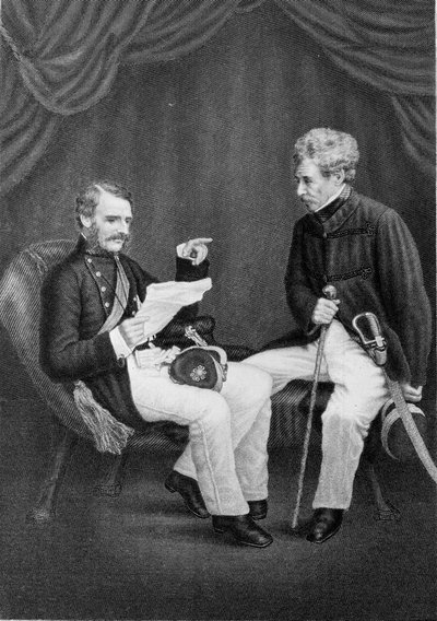 Sir Colin Campbell and Major General Mansfield by Unknown artist