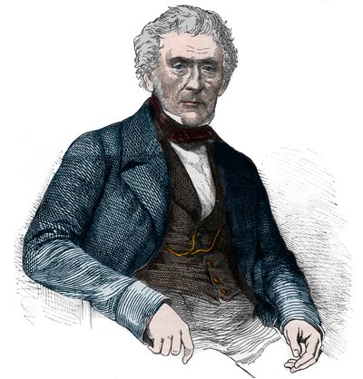 Sir David Brewster, Scottish Physicist - Portrait of David Brewster (1781-1868) by Unknown artist