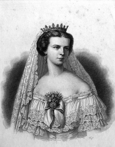 Sissi: Elizabeth of Wittelsbach or Elizabeth of Austria, Impress of Austria and Hungary (1837-1898) by Unknown artist
