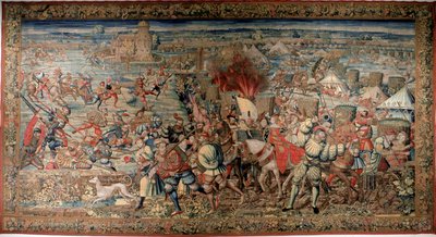 Sixth Italian War (1521-1526): Representation of the Battle of Pavia on 24/02/1525 by Unknown artist