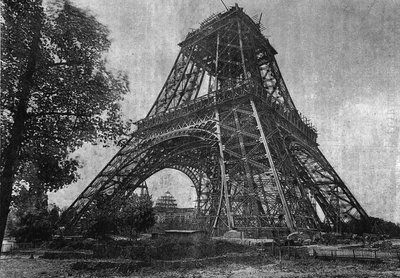 State of the Eiffel Tower in July 1888 in 