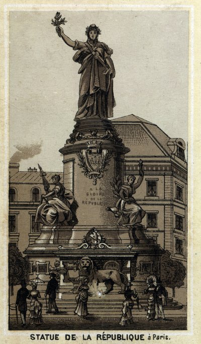 Statue of the Republic, Place de la Republique in Paris by Unknown artist