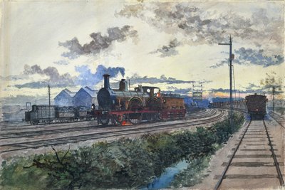 Steam Locomotive by Unknown artist