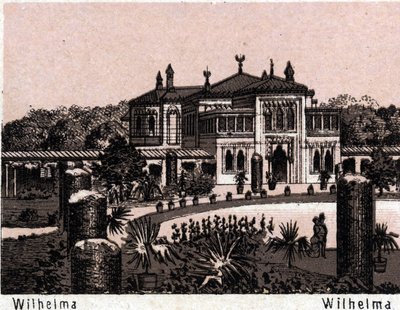 Stuttgart, Germany: view of Wilhelma in 