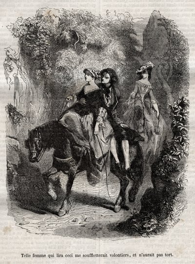 Such a woman who read this would gladly blow me, and would not be wrong - Illustration for the 