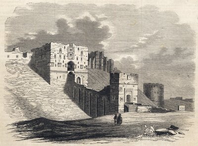 Syria: the city of Aleppo in the 19th century - Citadel - Aleppo in Syria - 1864 by Unknown artist