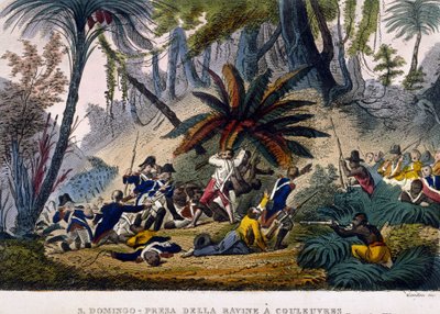 Taken de la Ravine at Reuvres on 23/02/1802. The Leclerc Expedition, Which Encircles the Troops of Francois Dominique Toussaint, Known as 