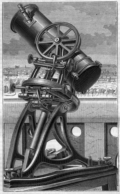 Telescope of the Trocadero Popular Observatory in Paris by Unknown artist
