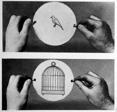 Thaumatrope: In 1825 John Ayrton Paris Marketed His Magic Disc the Thaumatrope (Miracle Wheel) by Unknown artist