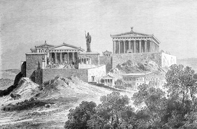 The Acropolis of Athens by Unknown artist