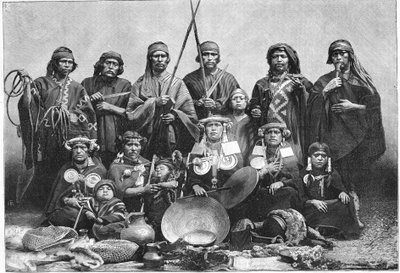 The Araucanians at the Garden of Acclimation in Paris in 1883 by Unknown artist