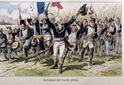 The Battle of Valmy (1792) (engraving, late 19th century) by Unknown artist