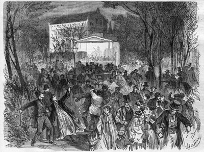 The Berlin Breweries: the Temple of the Bock Bier - Engraving In Le Journal Illustrous by Unknown artist