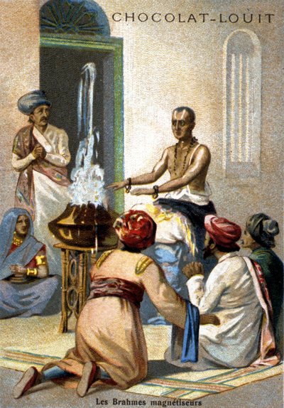 The Brahman magnetizers. by Unknown artist