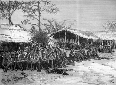 The Brazza Mission in West Africa (Pietro Paolo Savorgnan di Brazza or Pierre Paul Francois Camille Savorgnan de Brazza) by Unknown artist